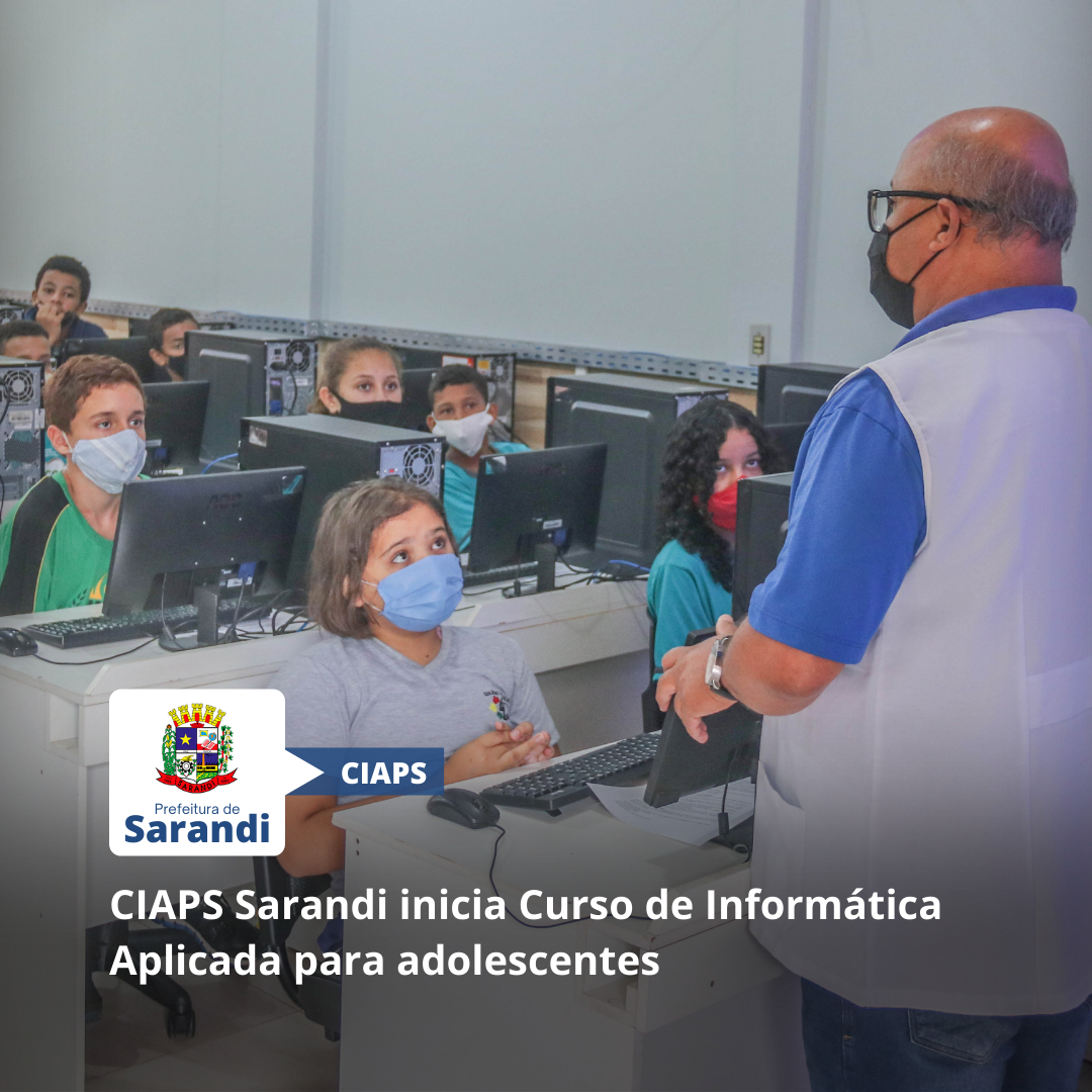 CIAPS Sarandi inicia Curso de Informática Aplicada para adolescentes